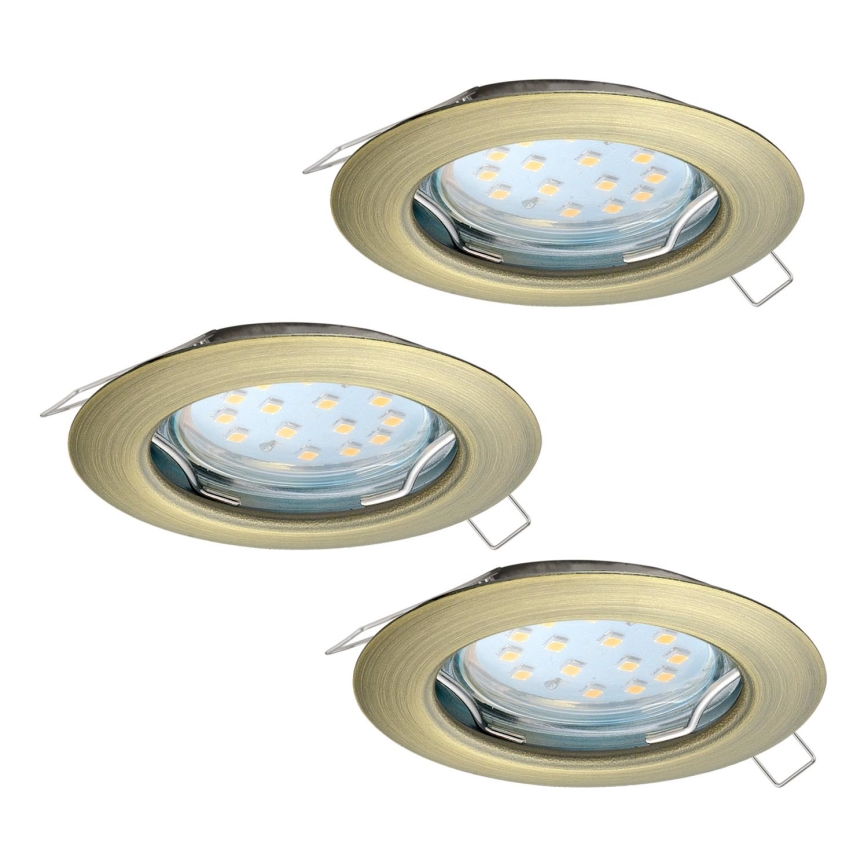 Eglo - Set 3x LED Ugradna lampa PENETO 3xGU10-LED/3W/230V