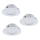Eglo - Set 3x LED ugradna lampa PINEDA 1xLED/6W/230V