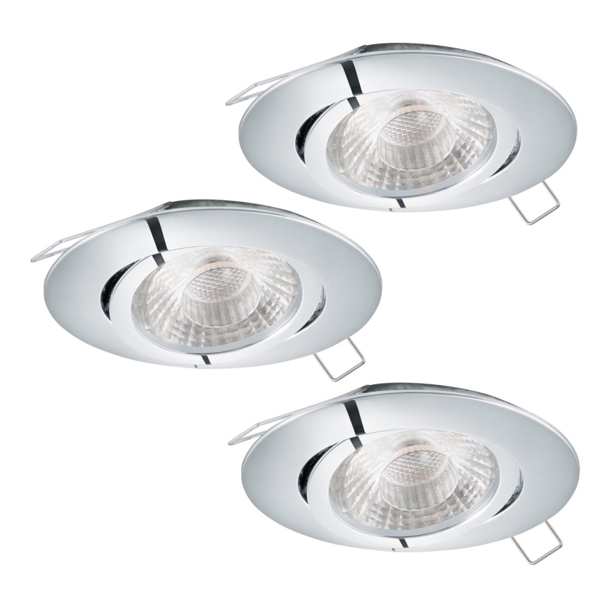 Eglo - Set 3x LED ugradna lampa TEDO 3xGU10-LED/5W/230V
