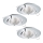 Eglo - Set 3x LED ugradna lampa TEDO 3xGU10-LED/5W/230V