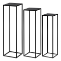 Eglo - Set 3x Stalak za cveće crno