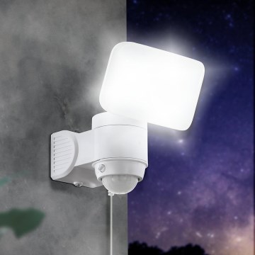 Eglo - solarno LED zidno svetlo sa senzorom LED/3,7V 1800 mAh IP44