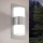 Eglo - Spoljašnja lampa 2xE27/10W/230V IP4mat krom