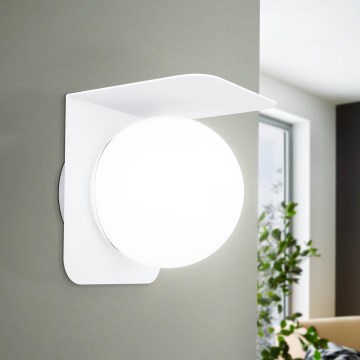 Eglo - Spoljašnja zidna lampa 1xE27/15W/230V IP44 bela