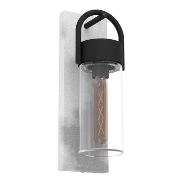 Eglo - Spoljašnja zidna lampa 1xE27/28W/230V IP44 sivo