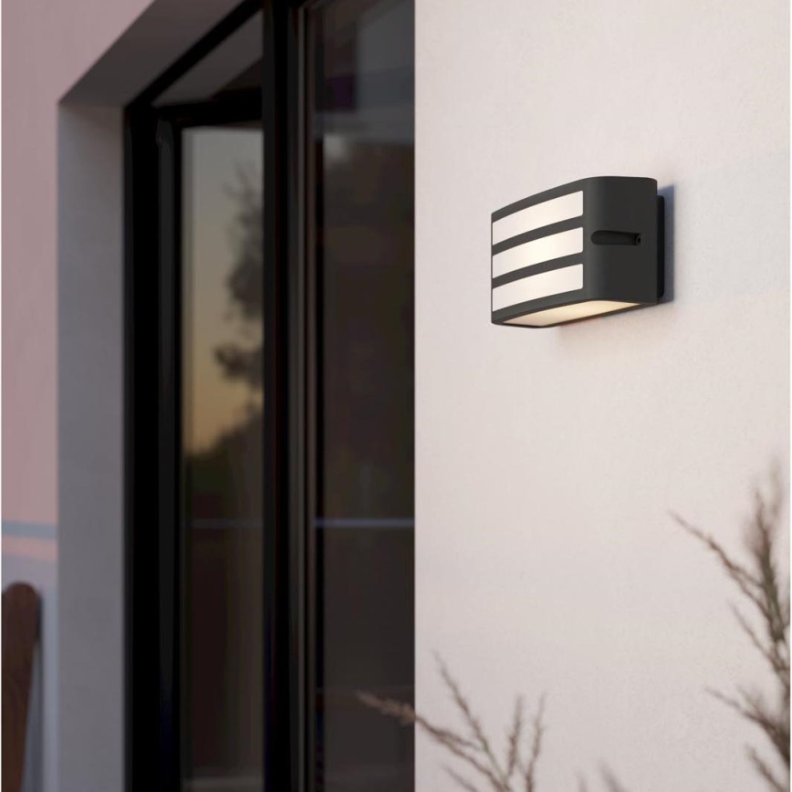 Eglo - Spoljašnja zidna lampa 1xE27/40W/230V antracit IP54