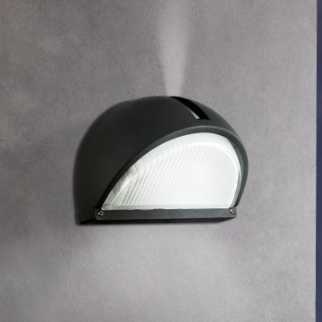 EGLO - Spoljašnja zidna lampa 1xE27/60W crno IP44