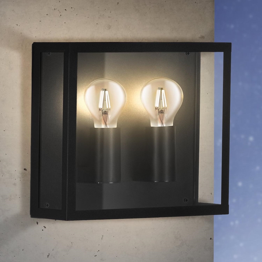 Eglo - Spoljašnja zidna lampa 2xE27/40W/230V IP44