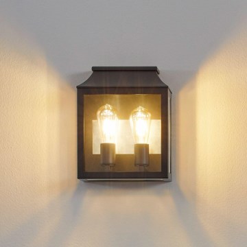 Eglo - Spoljašnja zidna lampa 2xE27/60W/230V IP44