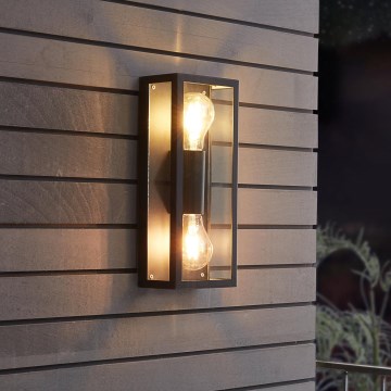 Eglo - Spoljašnja zidna lampa 2xE27/60W/230V IP44
