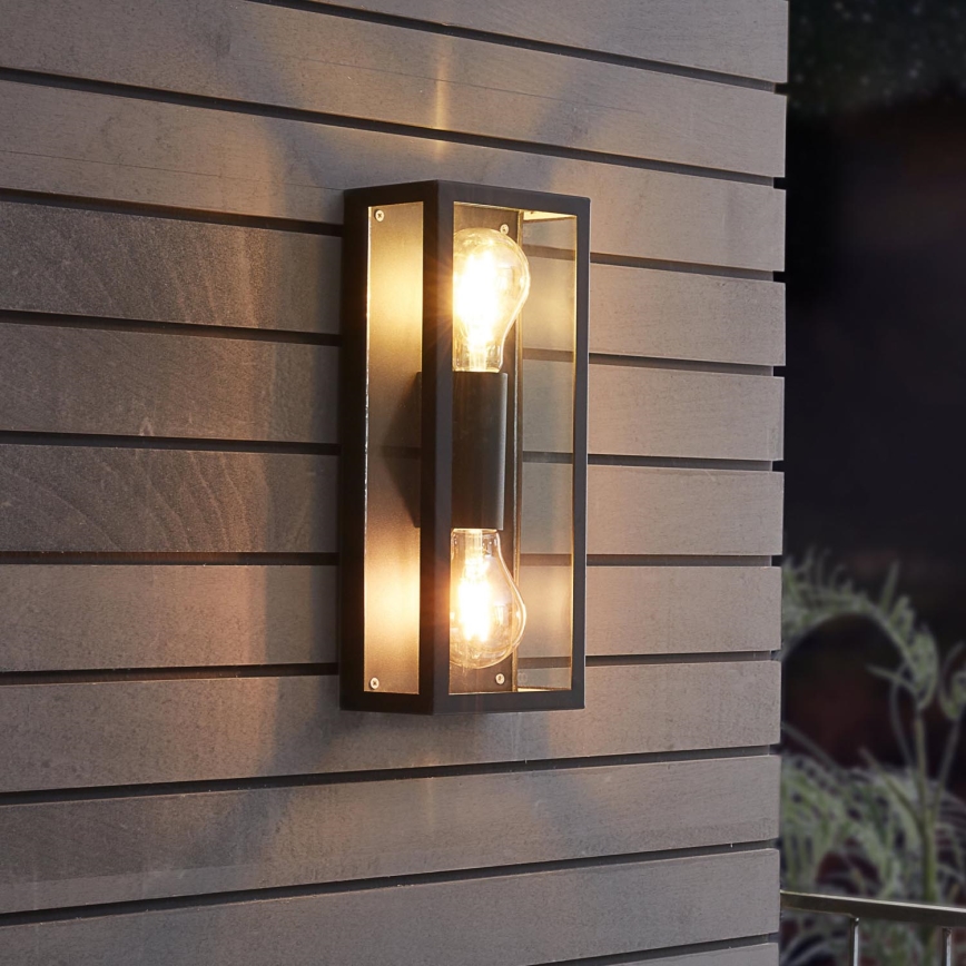Eglo - Spoljašnja zidna lampa 2xE27/60W/230V IP44