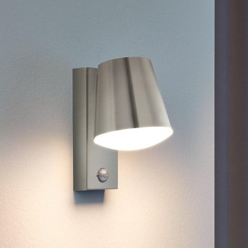 Eglo - Spoljašnja zidna lampa sa senzorom 1xE27/10W/230V IP44
