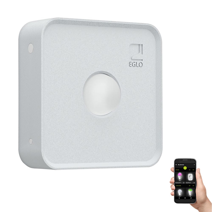 Eglo - Spoljni senzor pokreta CONNECT SENSOR 12 m 3xAA beli IP44