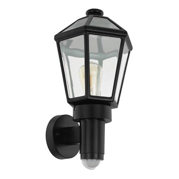 Eglo - Spoljno zidno svetlo sa senzorom 1xE27/28W/230V IP44