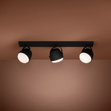 Eglo - Spot svetiljka 3xE27/28W/230V crna