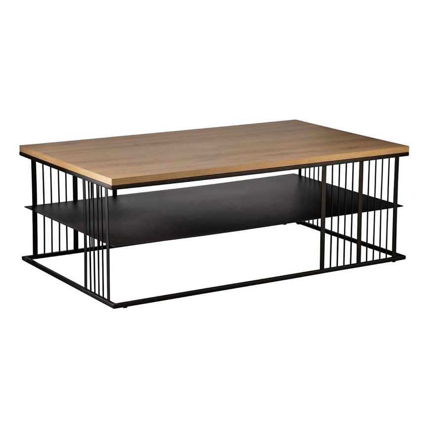 Eglo - Sto za kafu 36x100 cm braon/crno - FSC sertifikovano