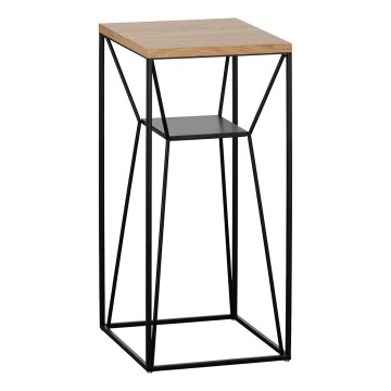 Eglo - Stočić za odlaganje 65,5x30,5 cm crna/braon