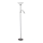 Eglo - Stojeća lampa 1xE27/60W/230V + 1xE14/25W/230V crni hrom