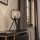 Eglo - Stona lampa 1xE27/40W/230V bela/crno