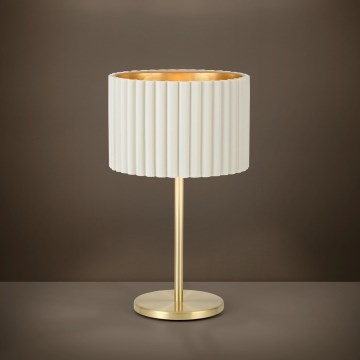 Eglo - Stona lampa 1xE27/40W/230V bela