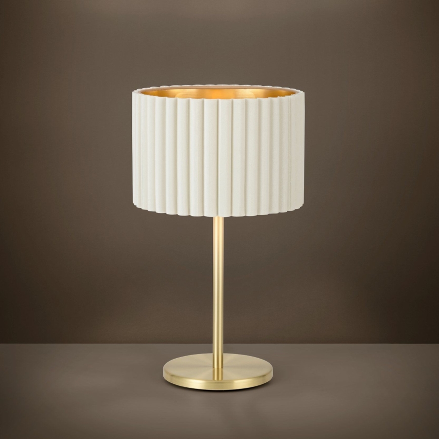 Eglo - Stona lampa 1xE27/40W/230V bela