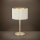 Eglo - Stona lampa 1xE27/40W/230V bela
