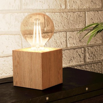 Eglo - Stona lampa 1xE27/40W/230V bež