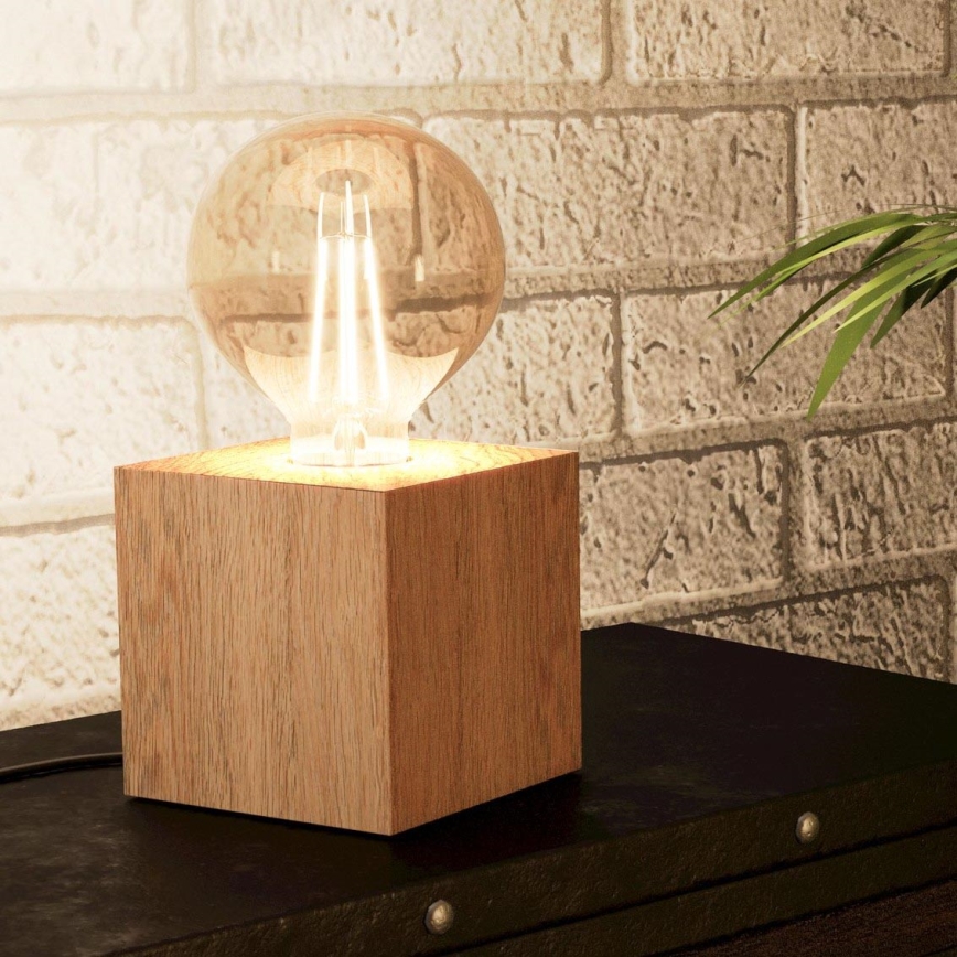 Eglo - Stona lampa 1xE27/40W/230V bež