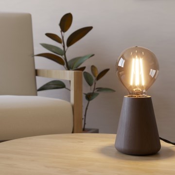 Eglo - Stona lampa 1xE27/40W/230V braon