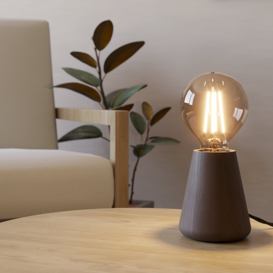 Eglo - Stona lampa 1xE27/40W/230V braon