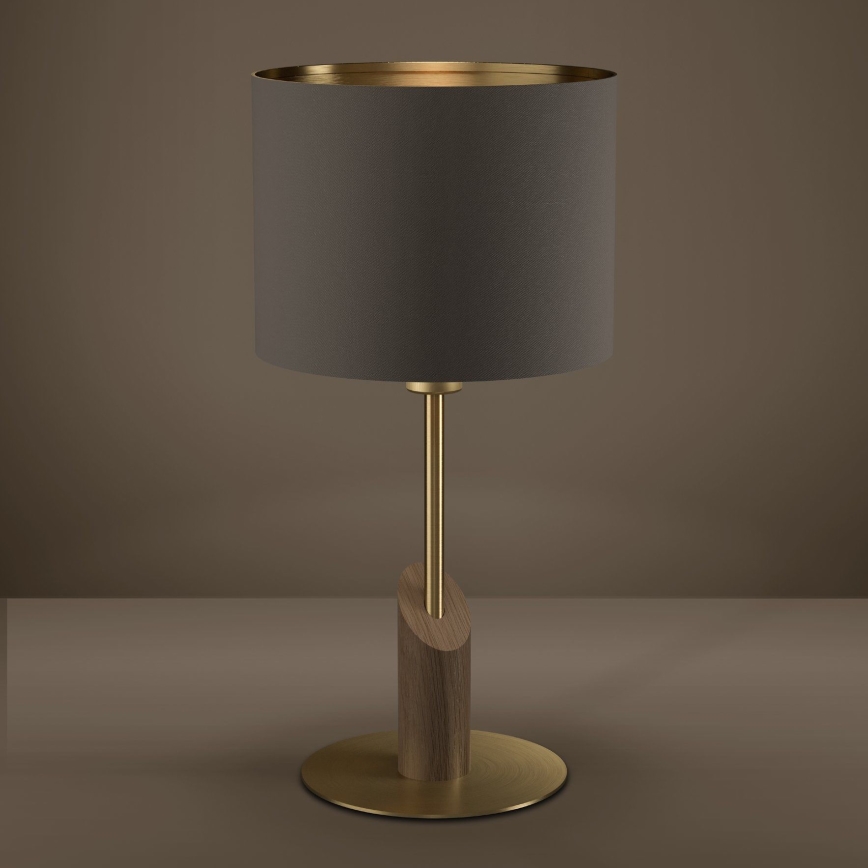 Eglo - Stona lampa 1xE27/40W/230V braon/zlatna