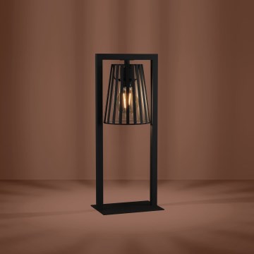 Eglo - Stona lampa 1xE27/40W/230V crno