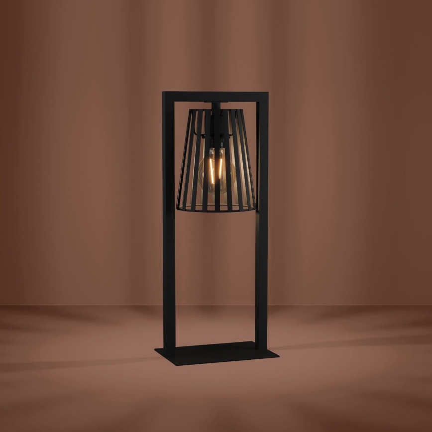 Eglo - Stona lampa 1xE27/40W/230V crno