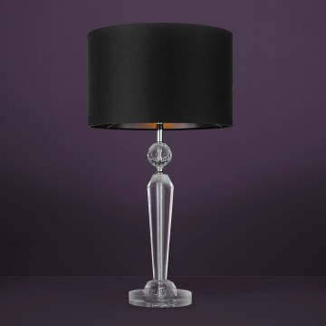 Eglo - Stona lampa 1xE27/40W/230V crno