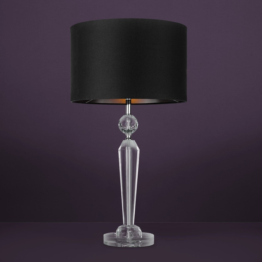 Eglo - Stona lampa 1xE27/40W/230V crno