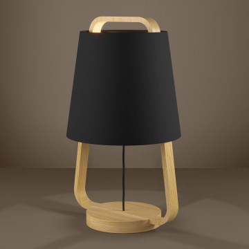 Eglo - Stona lampa 1xE27/40W/230V crno