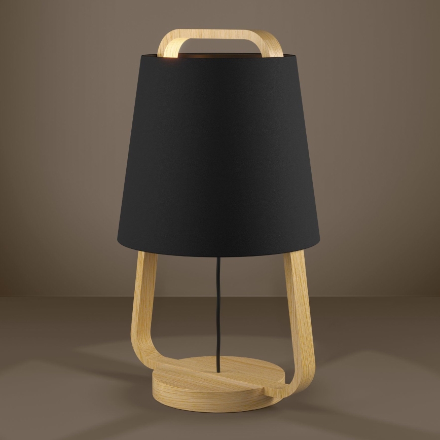 Eglo - Stona lampa 1xE27/40W/230V crno