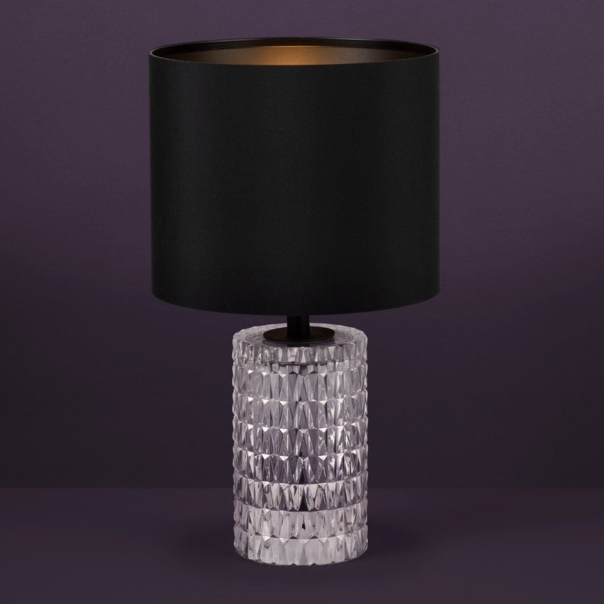 Eglo - Stona lampa 1xE27/40W/230V crno