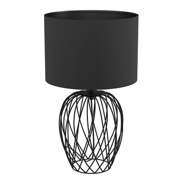 Eglo - Stona lampa 1xE27/40W/230V crno