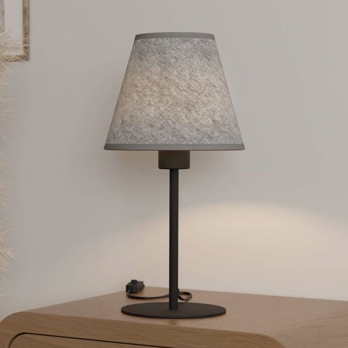 Eglo - Stona lampa 1xE27/40W/230V sivo
