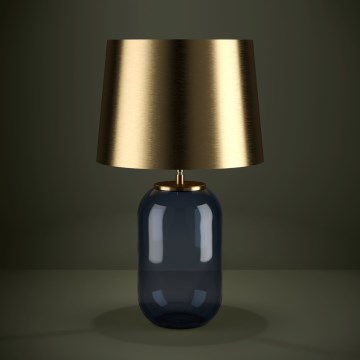 Eglo - Stona lampa 1xE27/40W/230V zlatna/plava