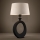 Eglo - Stona lampa 1xE27/60W/230V 52,5 cm crno/kremasta