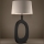 Eglo - Stona lampa 1xE27/60W/230V 88 cm crno/kremasta