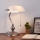 Eglo - Stona lampa 1xE27/60W/230V bela/sjajni krom