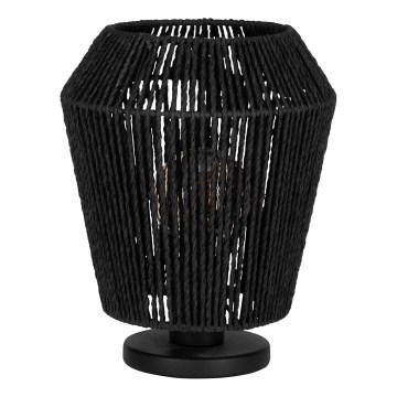 Eglo - Stona lampa 1xE27/60W/230V crno