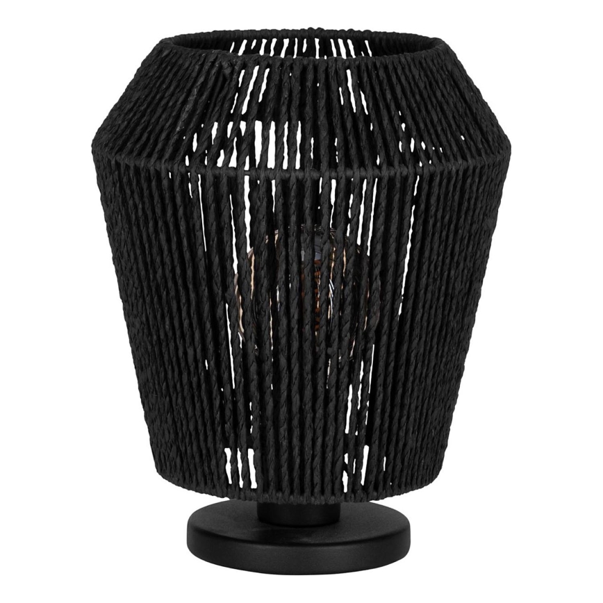 Eglo - Stona lampa 1xE27/60W/230V crno