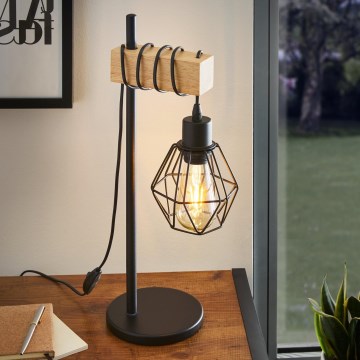 Eglo - Stona lampa TOWNSHEND 1xE27/60W/230V - FSC sertifikovano