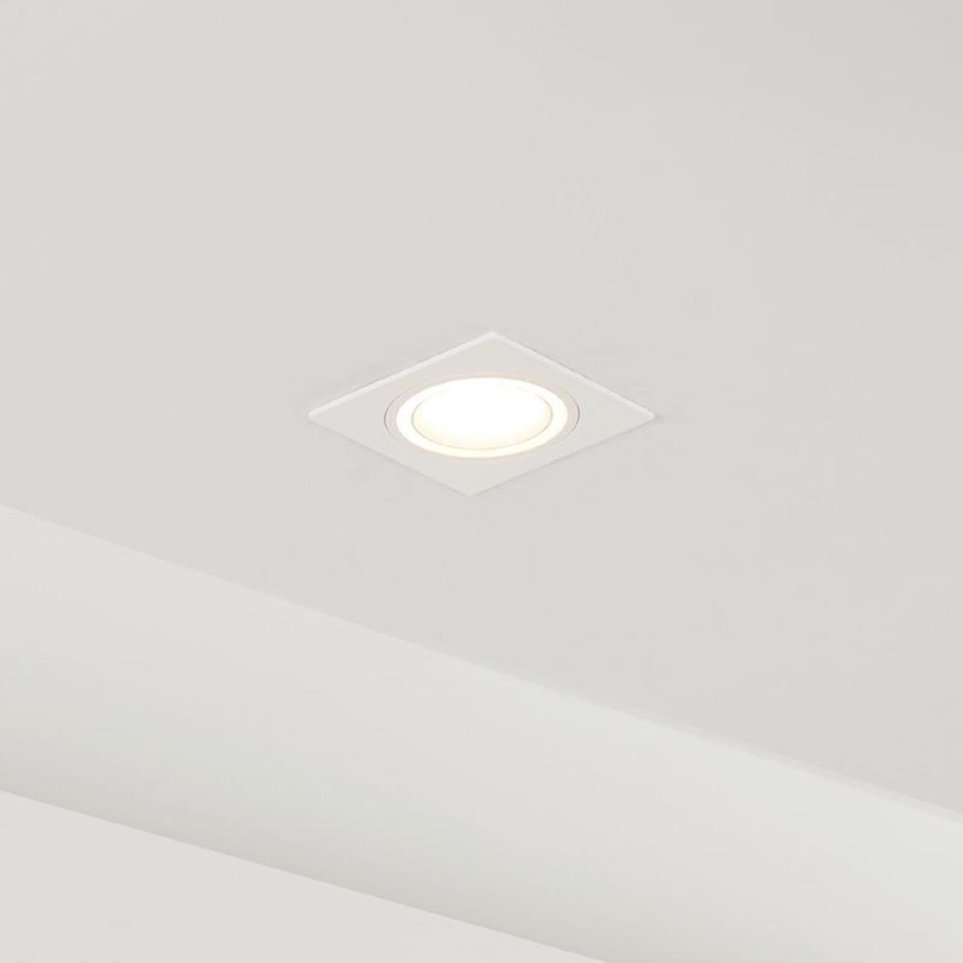 Eglo - Ugradbena lampa 1xGU10/35W/230V bela