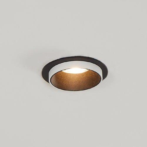 Eglo - Ugradbena lampa 1xGU10/35W/230V crno