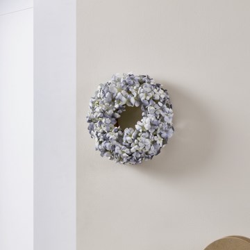 Eglo - Venac od veštačkog cveća pr. 35 cm plava